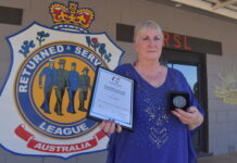 RSL honour for Grotto ahead of Australia Day