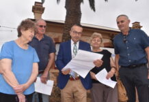 Transport route to Two Wells … On the rails