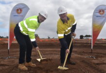 Hub construction begins at Reeves Plains